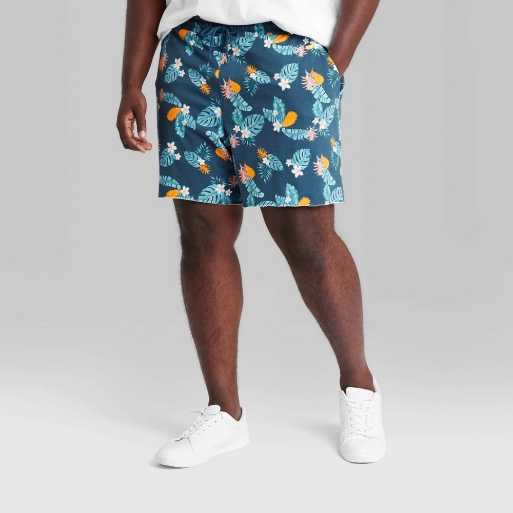 04 Floral Print Regular Fit Lounge Shorts - Original Use